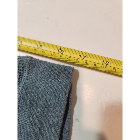 Prana Sweater Mens Large Blue Long Sleeve Knit Lightweight Preppy Academia Dad - Picture 6 of 9